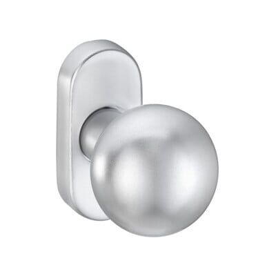 Bouton de porte intérieure Edi - Modèle Ares - Couvercle ovale - Poignée intérieure - Publicité Bouton de porte intérieure Edi - Modèle Ares - Couvercle ovale - Poignée intérieure - Publicité