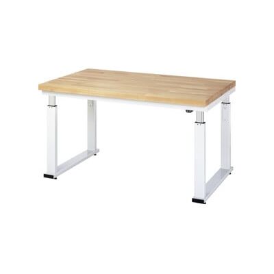 Table de travail RAU - Hêtre, Gris - Réglable en hauteur - Publicité Table de travail RAU - Hêtre, Gris - Réglable en hauteur - Publicité