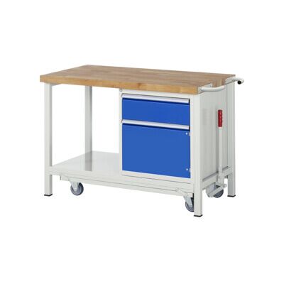 Établi Rau avec châssis abaissable modèle 8152 L 1250 x P 700 x H 880mm (05-8152A6-127B4F.11) - Publicité Établi Rau avec châssis abaissable modèle 8152 L 1250 x P 700 x H 880mm (05-8152A6-127B4F.11) - Publicité