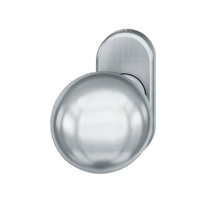 Poignée de porte en acier inoxydable à rosette ovale FSB - Rond, 50mm - Publicité Poignée de porte en acier inoxydable à rosette ovale FSB - Rond, 50mm - Publicité