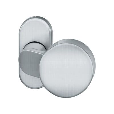 Bouton de porte en acier inoxydable FSB Modèle 07 0809 sur rosette - Élégant et durable - Publicité Bouton de porte en acier inoxydable FSB Modèle 07 0809 sur rosette - Élégant et durable - Publicité