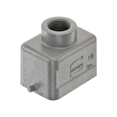 Harting HAN 6B Raccordement de câble - Accès M20 - Aluminium - Gris - Publicité Harting HAN 6B Raccordement de câble - Accès M20 - Aluminium - Gris - Publicité