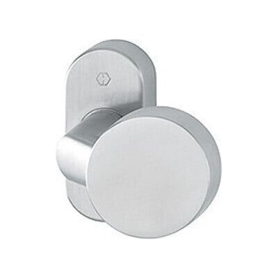 HOPPE Bouton PT sur rosace E58G/55, inox mat ov. (3165476) - Publicité HOPPE Bouton PT sur rosace E58G/55, inox mat ov. (3165476) - Publicité