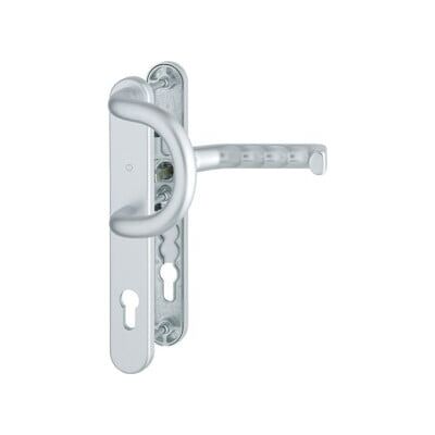 Ensemble de Poignées de Porte Liverpool Hoppe - Aluminium - Pour Portes 67-72mm - Bumper Fixe - Publicité Ensemble de Poignées de Porte Liverpool Hoppe - Aluminium - Pour Portes 67-72mm - Bumper Fixe - Publicité