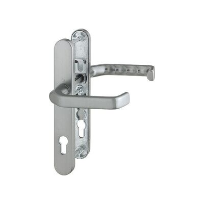 Ensemble de poignées de porte en aluminium Liverpool Hoppe - F9, 92mm, 67-72mm - Publicité Ensemble de poignées de porte en aluminium Liverpool Hoppe - F9, 92mm, 67-72mm - Publicité