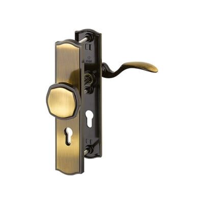Ensemble Poignée de Porte Gauche Meran en Laiton Hoppe - Durabilité et Protection en Acier - Publicité Ensemble Poignée de Porte Gauche Meran en Laiton Hoppe - Durabilité et Protection en Acier - Publicité