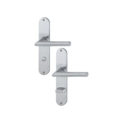 Ensemble de poignées de porte Hoppe E1140Z/302 Acier inoxydable - Finition satinée - Intérieur - Publicité Ensemble de poignées de porte Hoppe E1140Z/302 Acier inoxydable - Finition satinée - Intérieur - Publicité