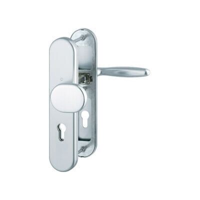 Ensemble de serrure en aluminium Hoppe - Cylindre et protection pour portes 42-47mm - Publicité Ensemble de serrure en aluminium Hoppe - Cylindre et protection pour portes 42-47mm - Publicité