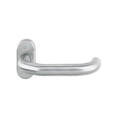 Ensemble Poignée de Porte en Acier Inoxydable Hoppe - Portes Profilées - Publicité Ensemble Poignée de Porte en Acier Inoxydable Hoppe - Portes Profilées - Publicité