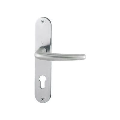 Ensemble de poignées de porte intérieure en acier inoxydable Hoppe - 72mm - Publicité Ensemble de poignées de porte intérieure en acier inoxydable Hoppe - 72mm - Publicité