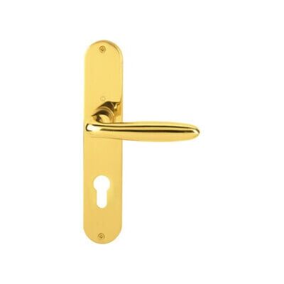 Ensemble de Poignées de Porte en Laiton Verona Hoppe - Catégorie 3 - 72mm - Pour gauche/droite - Publicité Ensemble de Poignées de Porte en Laiton Verona Hoppe - Catégorie 3 - 72mm - Pour gauche/droite - Publicité
