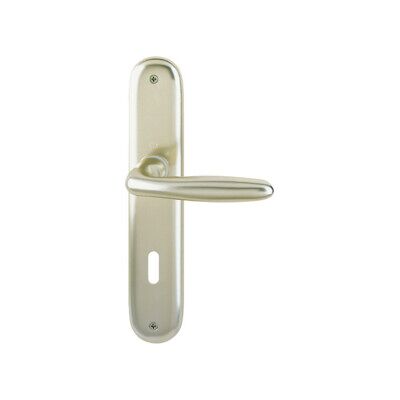 Ensemble de poignées de porte en aluminium Neusilber HOPPE 72mm - Intérieur - Publicité Ensemble de poignées de porte en aluminium Neusilber HOPPE 72mm - Intérieur - Publicité
