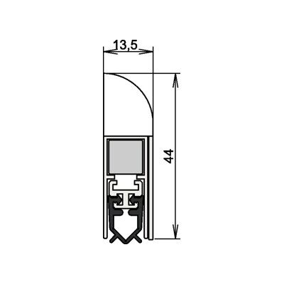 Athmer Modèle 1-311 Joint de porte blanc - Joint de porte - Publicité Athmer Modèle 1-311 Joint de porte blanc - Joint de porte - Publicité