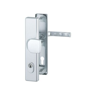 Ensemble de serrure en aluminium Hoppe London - Cylindre profilé, 92-72mm - Publicité Ensemble de serrure en aluminium Hoppe London - Cylindre profilé, 92-72mm - Publicité