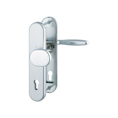 Hoppe Verona Ensemble de protection en aluminium - Jeu de serrure - Publicité Hoppe Verona Ensemble de protection en aluminium - Jeu de serrure - Publicité