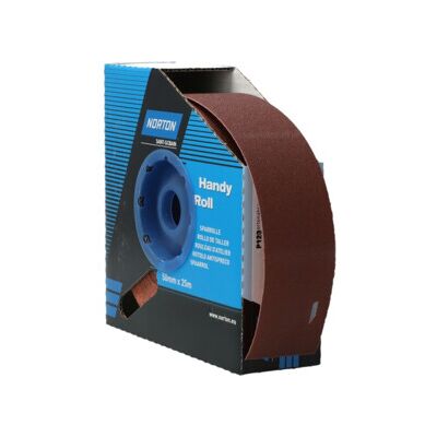 Rouleau abrasif Norton R222 - 50mm x 25m - P120 - Rouleau abrasif - Publicité Rouleau abrasif Norton R222 - 50mm x 25m - P120 - Rouleau abrasif - Publicité