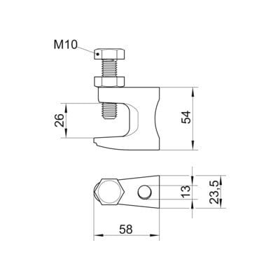 OBO Bettermann 1488031 Raccord de fixation en métal - Accessoire électronique - Publicité OBO Bettermann 1488031 Raccord de fixation en métal - Accessoire électronique - Publicité