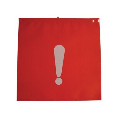 Panneau de fin 30 x 30 cm avec impression point d’exclamation ; Hoffschmidt Werbeflaggen (8500) - Publicité Panneau de fin 30 x 30 cm avec impression point d’exclamation ; Hoffschmidt Werbeflaggen (8500) - Publicité