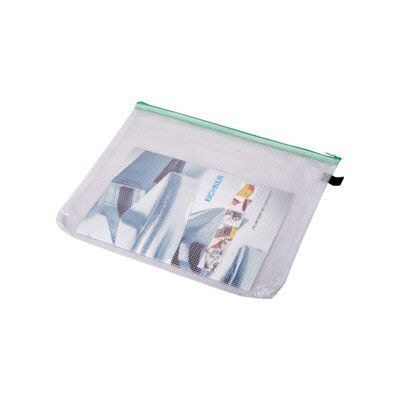 Pochette en plastique Eichner B4 en plastique, fermeture à glissière verte 380 x 285 mm (9218-01038) - Publicité Pochette en plastique Eichner B4 en plastique, fermeture à glissière verte 380 x 285 mm (9218-01038) - Publicité