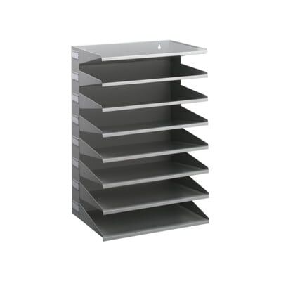 Poste de tri 8 comp. H540xl360xP250mm tôle en acier gris clair, RAL 7035 DURABLE (336110) - Publicité Poste de tri 8 comp. H540xl360xP250mm tôle en acier gris clair, RAL 7035 DURABLE (336110) - Publicité