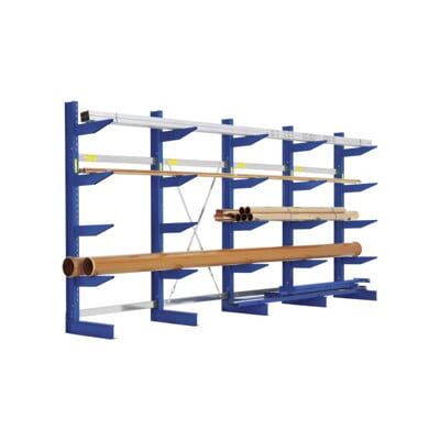Rayonnages cantilever Bito type S l 3828 x p 540 x H 2500 bleu gentiane Bito RAL 5010 (17999) - Publicité Rayonnages cantilever Bito type S l 3828 x p 540 x H 2500 bleu gentiane Bito RAL 5010 (17999) - Publicité