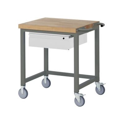 STIER Établi mobile Premium avec 1 tiroir LxPxH 750x700x880mm (904796) - Publicité STIER Établi mobile Premium avec 1 tiroir LxPxH 750x700x880mm (904796) - Publicité