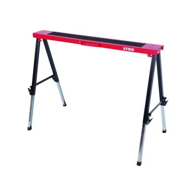 Tréteau repliable réglable en hauteur STIER 150 kg, réglage en hauteur, jusqu'à 91cm, 7.1kg, tréteau télescopique (904402) - Publicité Tréteau repliable réglable en hauteur STIER 150 kg, réglage en hauteur, jusqu'à 91cm, 7.1kg, tréteau télescopique (904402) - Publicité