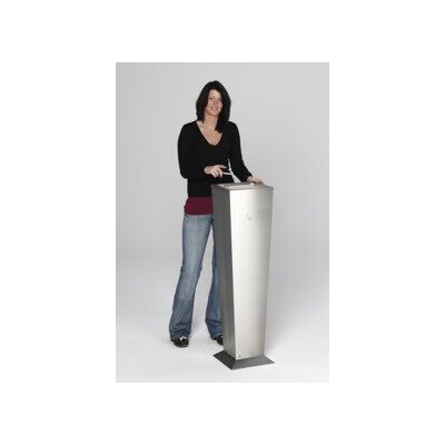 VAR Cendrier H 110 avec insert à cendres en acier inoxydable (40268) - Publicité VAR Cendrier H 110 avec insert à cendres en acier inoxydable (40268) - Publicité