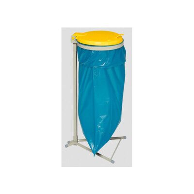 VAR Poubelle - 120L - Jaune - 980x500x530mm - Poubelle à déchets - Publicité VAR Poubelle - 120L - Jaune - 980x500x530mm - Poubelle à déchets - Publicité