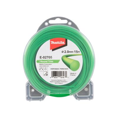 Fil de coupe rond Makita 2,0 mm x 15 m (E-02705) - Publicité Fil de coupe rond Makita 2,0 mm x 15 m (E-02705) - Publicité