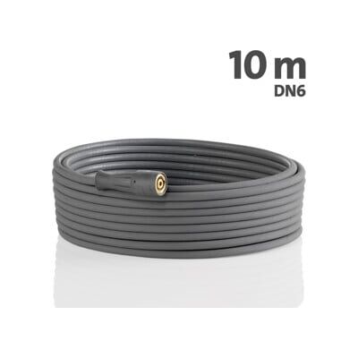 Tuyau haute pression Kränzle en treillis d'acier 10 m NW 6 210 bar 1SN Version alimentaire gris/bleu (434162) - Publicité Tuyau haute pression Kränzle en treillis d'acier 10 m NW 6 210 bar 1SN Version alimentaire gris/bleu (434162) - Publicité