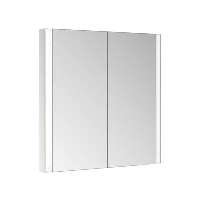 Keuco Armoire miroir 2 portes Somaris 80x71x11,5 cm, miroir, encastrable mural (14512002100) - Publicité Keuco Armoire miroir 2 portes Somaris 80x71x11,5 cm, miroir, encastrable mural (14512002100) - Publicité