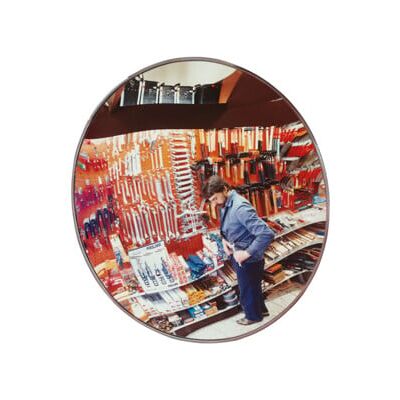 Miroir d'observation Moravia DETEKTIV en verre acrylique rond 400 mm + support mural (251.17.667) - Publicité Miroir d'observation Moravia DETEKTIV en verre acrylique rond 400 mm + support mural (251.17.667) - Publicité