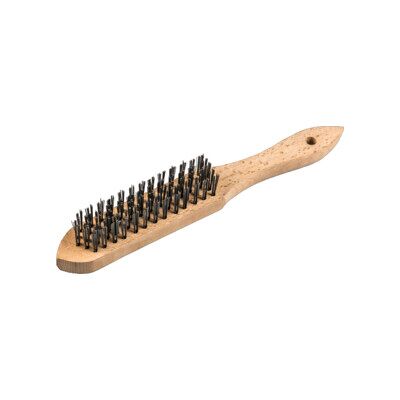 Brosse à main standard Klingspor nombre de rangées 4, 125 x 25 x 290 mm manche en bois 0,3 acier inoxydable (358370) - Publicité Brosse à main standard Klingspor nombre de rangées 4, 125 x 25 x 290 mm manche en bois 0,3 acier inoxydable (358370) - Publicité