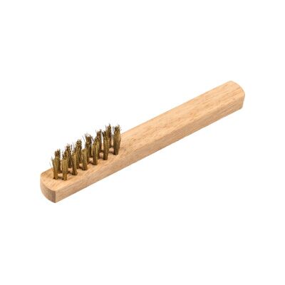Brosse pour bougies d'allumage Klingspor nombre de rangées 3, 45 x 15 x 150 mm manche en bois 0,17 laiton (358322) - Publicité Brosse pour bougies d'allumage Klingspor nombre de rangées 3, 45 x 15 x 150 mm manche en bois 0,17 laiton (358322) - Publicité