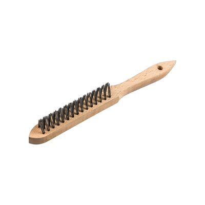 Brosse pour soudures d'angle Klingspor, nombre de rangées 3, 125 x 25 x 290 mm manche en bois 0,3 acier inoxydable (358379) - Publicité Brosse pour soudures d'angle Klingspor, nombre de rangées 3, 125 x 25 x 290 mm manche en bois 0,3 acier inoxydable (358379) - Publicité