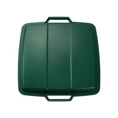 Couvercle empilable vert avec 2 poignées - Couvercle - Publicité Couvercle empilable vert avec 2 poignées - Couvercle - Publicité