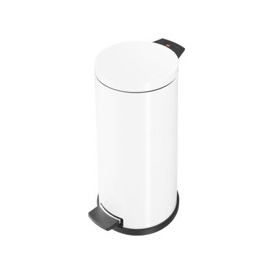 Hailo Poubelle Pedale - 18L Acier Inoxydable - Blanc/Noir - Publicité Hailo Poubelle Pedale - 18L Acier Inoxydable - Blanc/Noir - Publicité