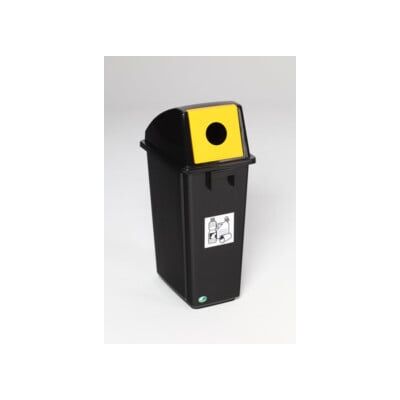 VAR Collecteur de déchets KS noir/Trappe d’introduction jaune 58 l (3546) - Publicité VAR Collecteur de déchets KS noir/Trappe d’introduction jaune 58 l (3546) - Publicité