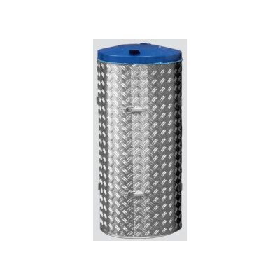 VAR Dispositifs compacts de collecte des déchets avec acier inoxydable et couvercle en tôle aluminium bleu gentiane (1702) - Publicité VAR Dispositifs compacts de collecte des déchets avec acier inoxydable et couvercle en tôle aluminium bleu gentiane (1702) - Publicité