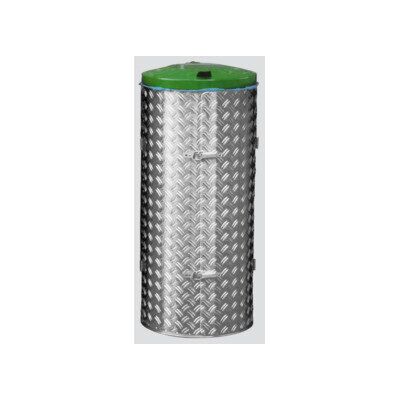 VAR Dispositifs compacts de collecte des déchets avec couvercle vert en acier inoxydable et tôle alu-duett (1703) - Publicité VAR Dispositifs compacts de collecte des déchets avec couvercle vert en acier inoxydable et tôle alu-duett (1703) - Publicité
