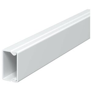 Goulotte de câble blanche 2000mm OBO Bettermann - Sans halogène - Publicité Goulotte de câble blanche 2000mm OBO Bettermann - Sans halogène - Publicité
