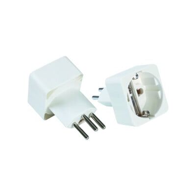 Adaptateur de voyage Bachmann 921.011 - Type J (CH) - 250V, 10A - Publicité Adaptateur de voyage Bachmann 921.011 - Type J (CH) - 250V, 10A - Publicité