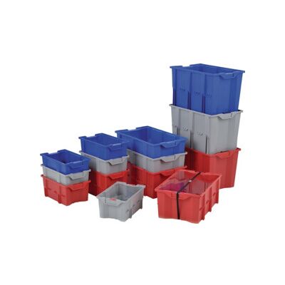 Bacs gerbables-emboîtables PP rouge L480xl312xH300mm LA-KA-PE (DLK1 ROT) - Publicité Bacs gerbables-emboîtables PP rouge L480xl312xH300mm LA-KA-PE (DLK1 ROT) - Publicité