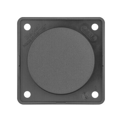 Berker Bouchon aveugle anthracite avec plaque de fixation 945162505 (945162505) - Publicité Berker Bouchon aveugle anthracite avec plaque de fixation 945162505 (945162505) - Publicité