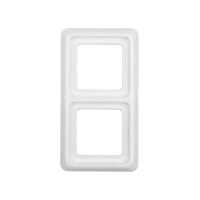 Berker - 132909 - Blanc polaire - 2‑fach - Cadre - Publicité Berker - 132909 - Blanc polaire - 2‑fach - Cadre - Publicité