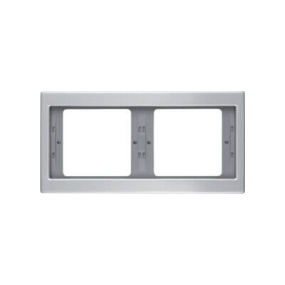Berker Cadre aluminium 2 fois horizontal 13637003 (13637003) - Publicité Berker Cadre aluminium 2 fois horizontal 13637003 (13637003) - Publicité