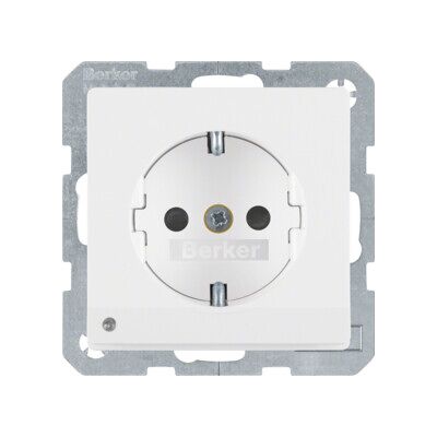 Berker Prise SCHUKO pows/sa avec éclairage LED d'orientation 41096089 (41096089) - Publicité Berker Prise SCHUKO pows/sa avec éclairage LED d'orientation 41096089 (41096089) - Publicité