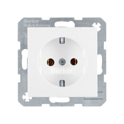 Berker Prise SCHUKO pws/gl avec bornes de connexion 47438989 (47438989) - Publicité Berker Prise SCHUKO pws/gl avec bornes de connexion 47438989 (47438989) - Publicité