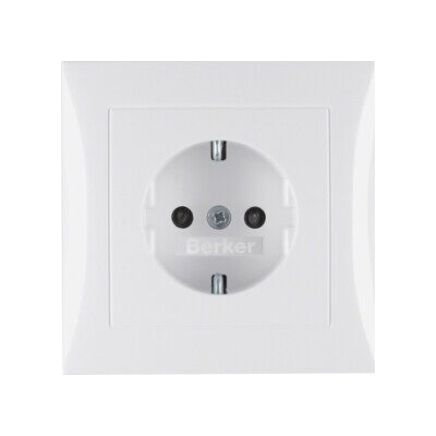Berker Prise SCHUKO pws/gl avec plaque de recouvrement 47228989 (47228989) - Publicité Berker Prise SCHUKO pws/gl avec plaque de recouvrement 47228989 (47228989) - Publicité